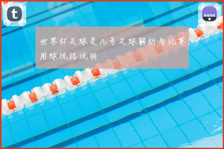 世界杯足球是几号足球解析与比赛用球规格说明